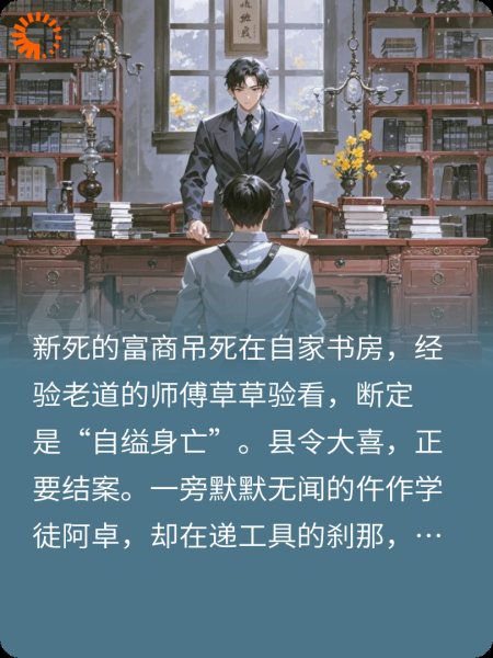 仵作学徒：师傅验尸说自缢，我看了眼绳痕