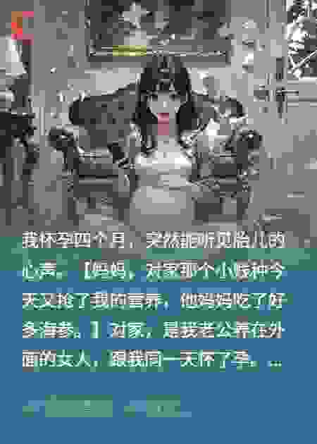 孕期雌竞：我儿在腹中告诉我，他爹另有其人