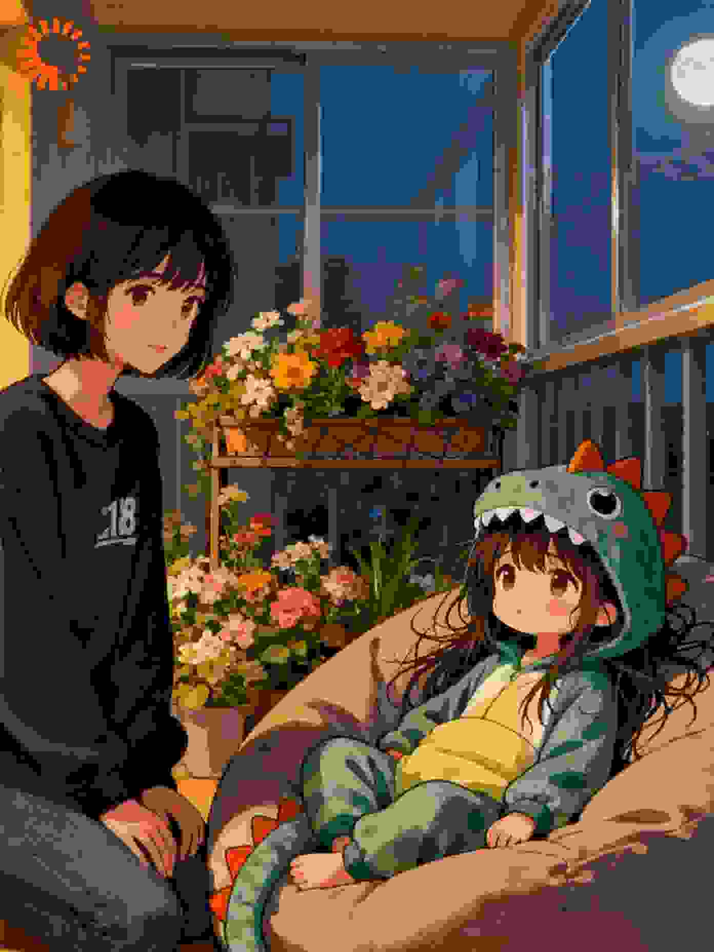 她从雨中来，她在夜里去