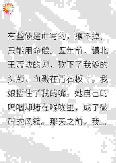 镇北王求织魂？这次，我要他江山为酬！