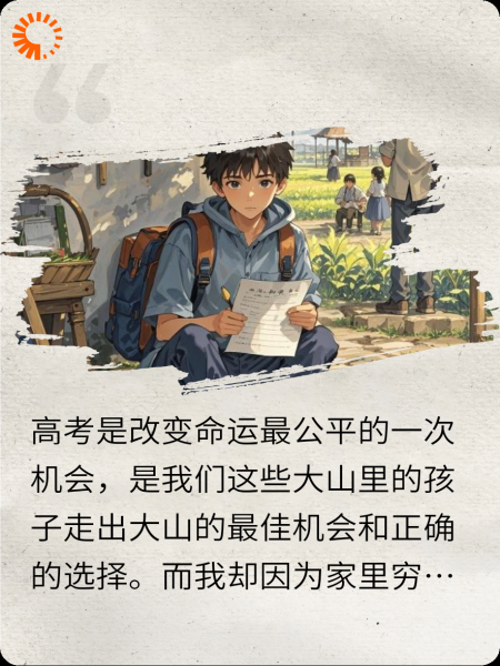 重回高考，我瞒着家人上了大学