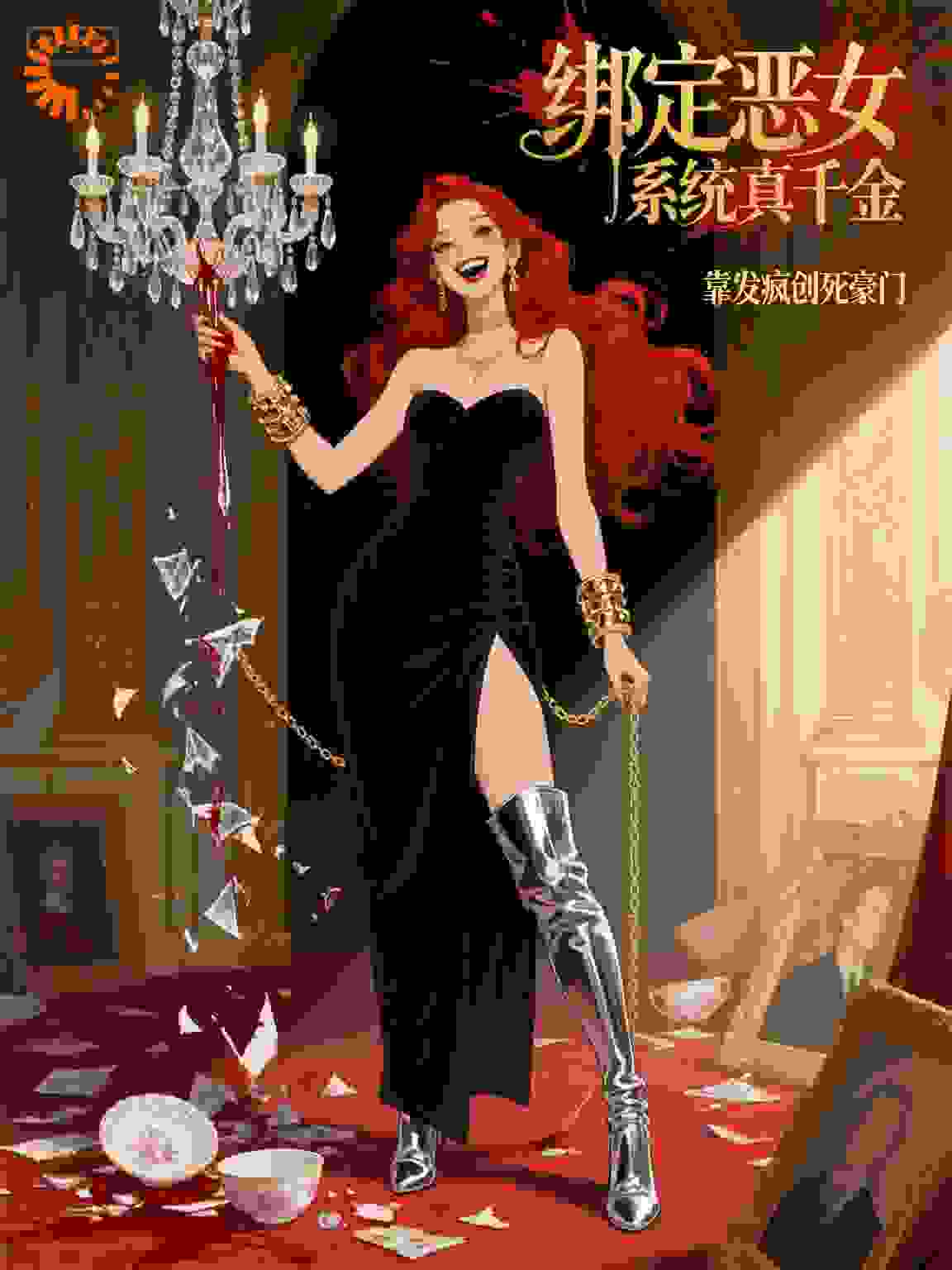 绑定恶女系统的真千金，靠发疯创死豪门