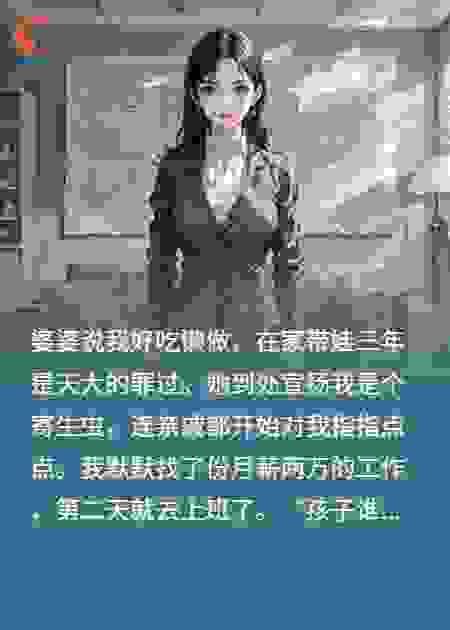 我辞职带娃三年，婆婆却骂我废柴