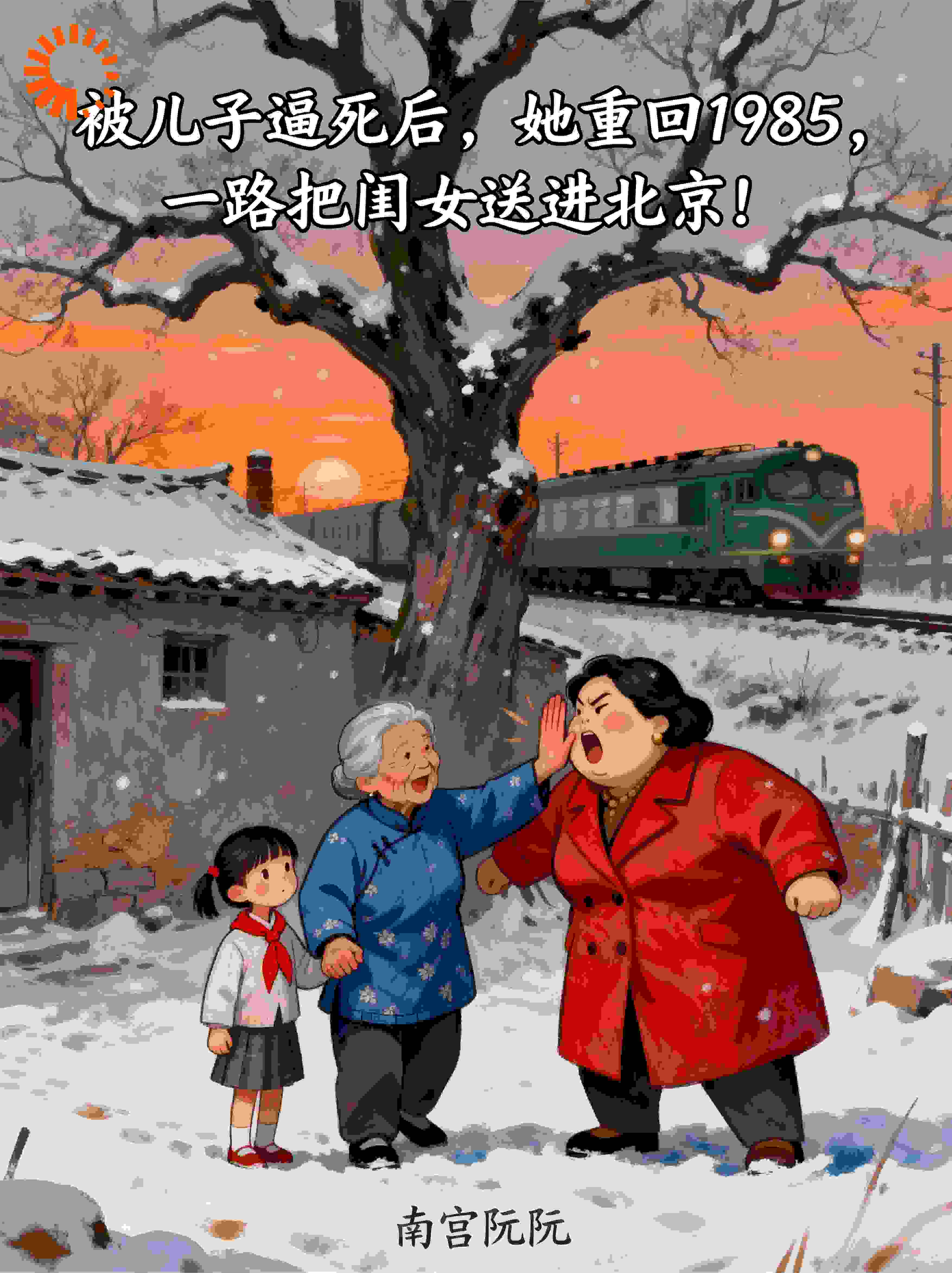 被儿子逼死后，她重回1985，一路把闺女送进北京！