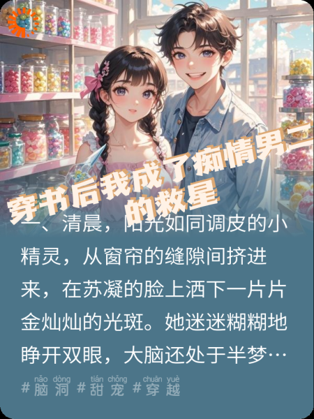 穿书后我成了痴情男二的“救星”