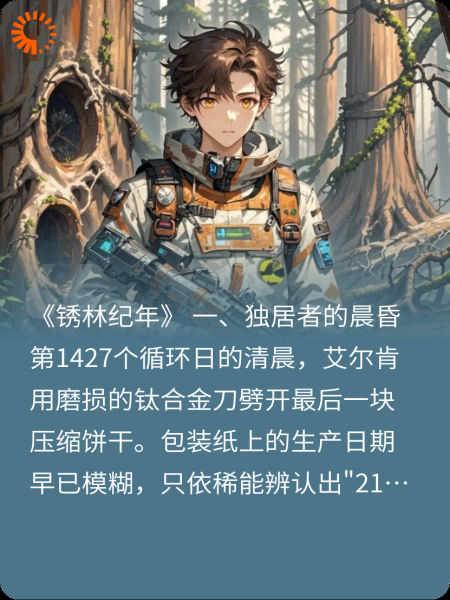 艾尔肯的森林中独自生活